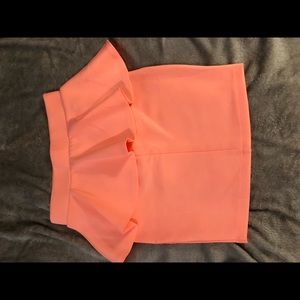 Bebe peplum skirt